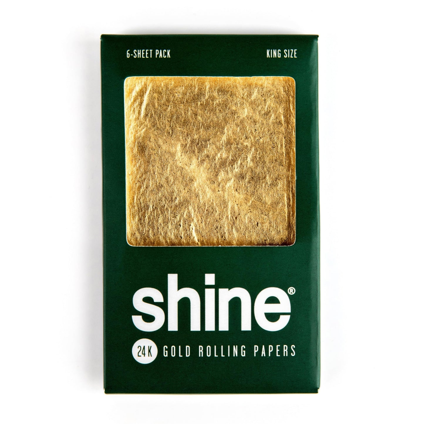 Shine 24k Gold Rolling Papers King Size 6-Sheet Pack