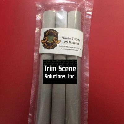 Dab Daddy 25 Micron Stainless Steel Rosin Tubes pack of 3