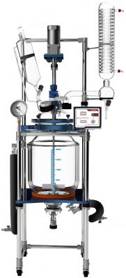 Across International Fully Customizable 20L Single/Dual Jacketed Glass Reactor