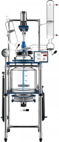 Across International 20L Single Jacketed Filter Glass Reactor Systems